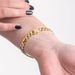 Pulseira Feminina de Elos Grumet em Ouro Amarelo 18k